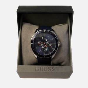 Guess navy blue watch